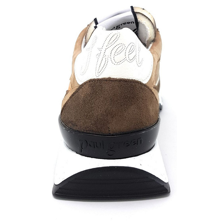 Paul Green Damen Schnürer In Braun/Beige