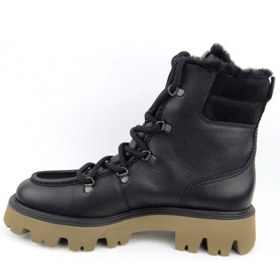Paul Green Damen Maincalf Nubuk Black Stiefelette In Schwarz