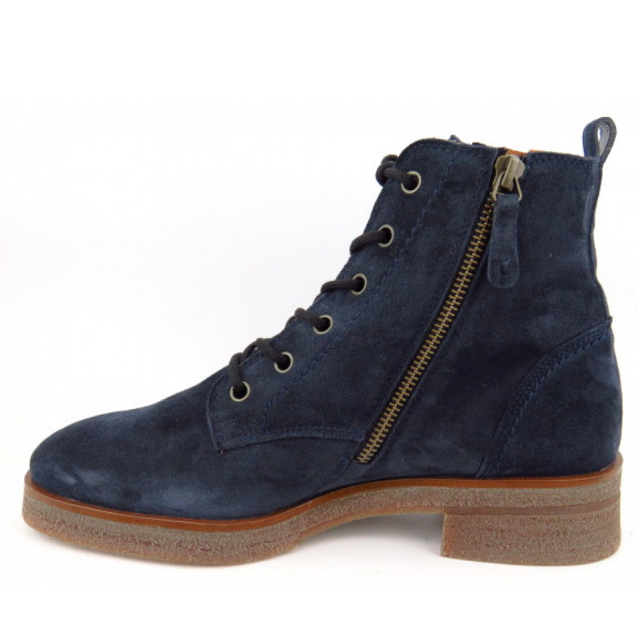 Paul Green Damen Soft Suede Space Stiefelette In Blau