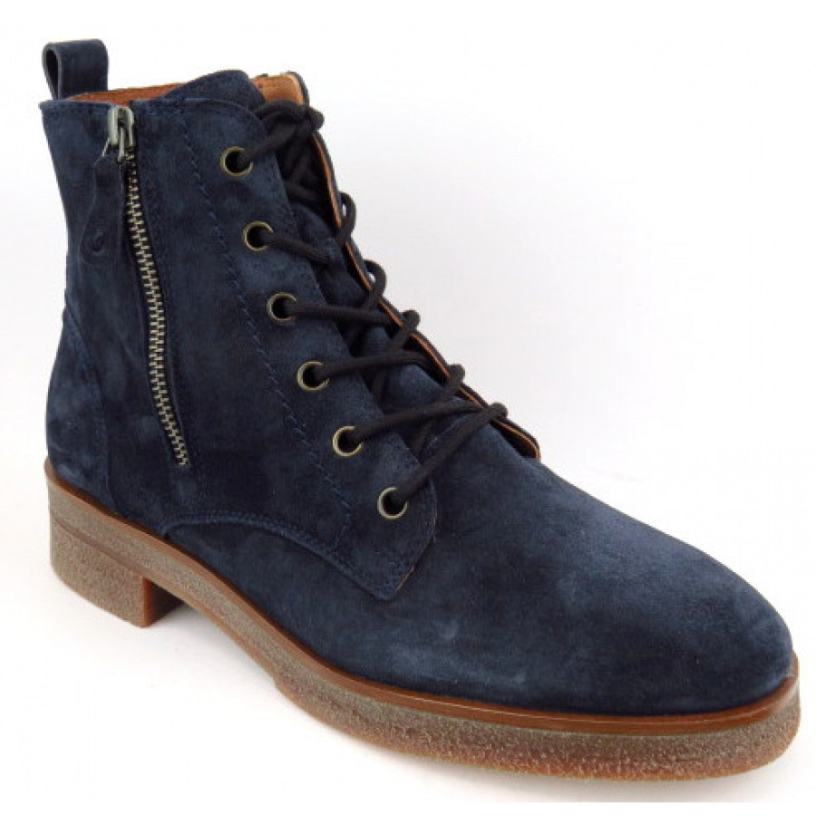 Paul Green Damen Soft Suede Space Stiefelette In Blau