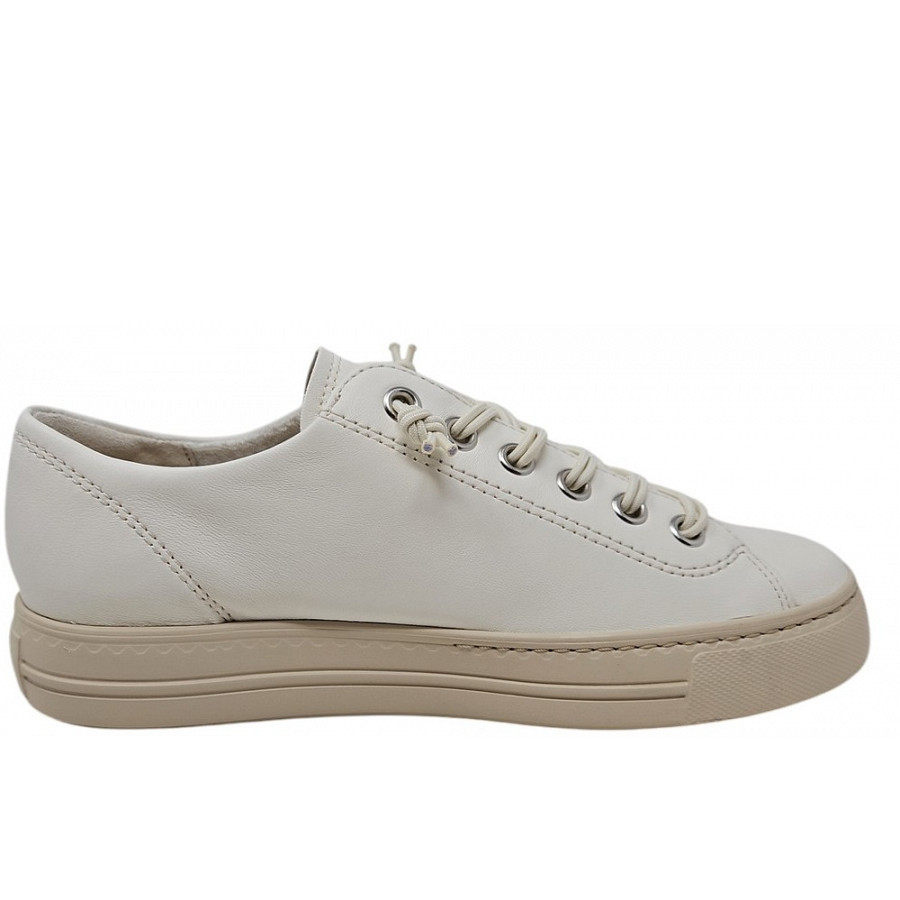 Paul Green Damen Sneaker Low In White Cream