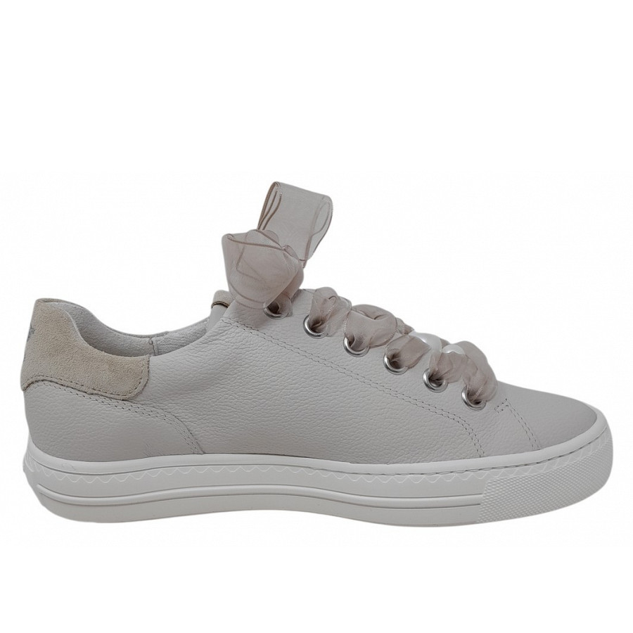 Paul Green Damen Sneaker In Ivory Bisquit
