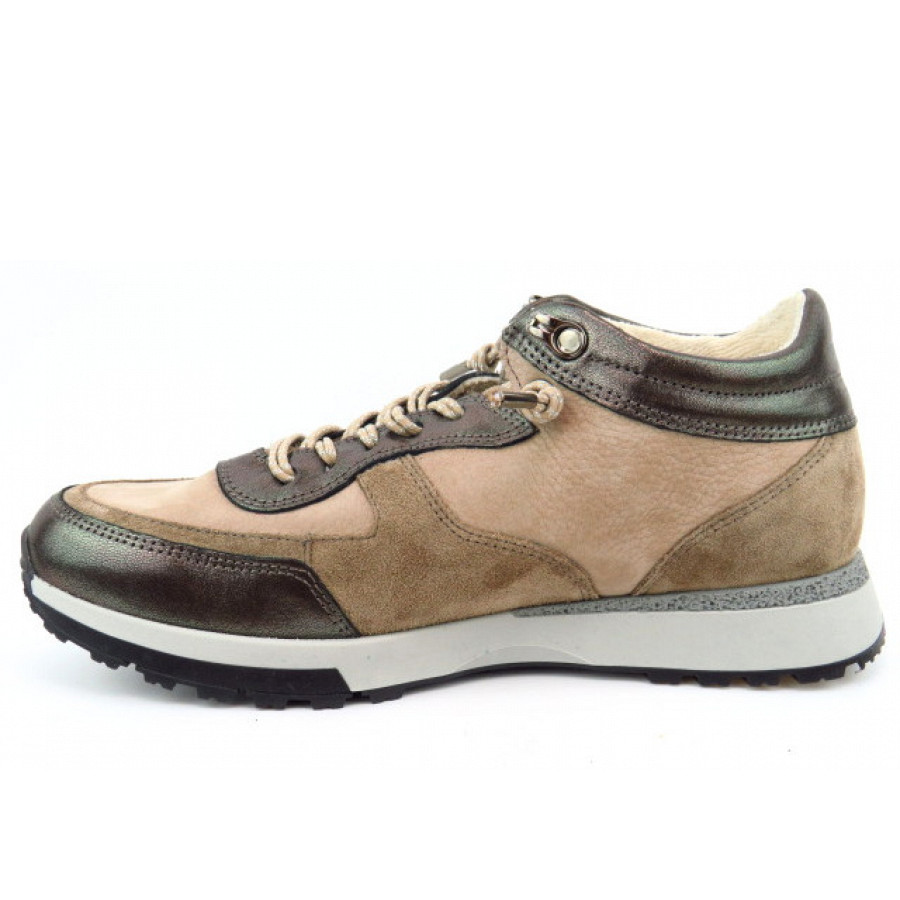 Paul Green Damen Steel Antelope Sneaker High In 4 Beige