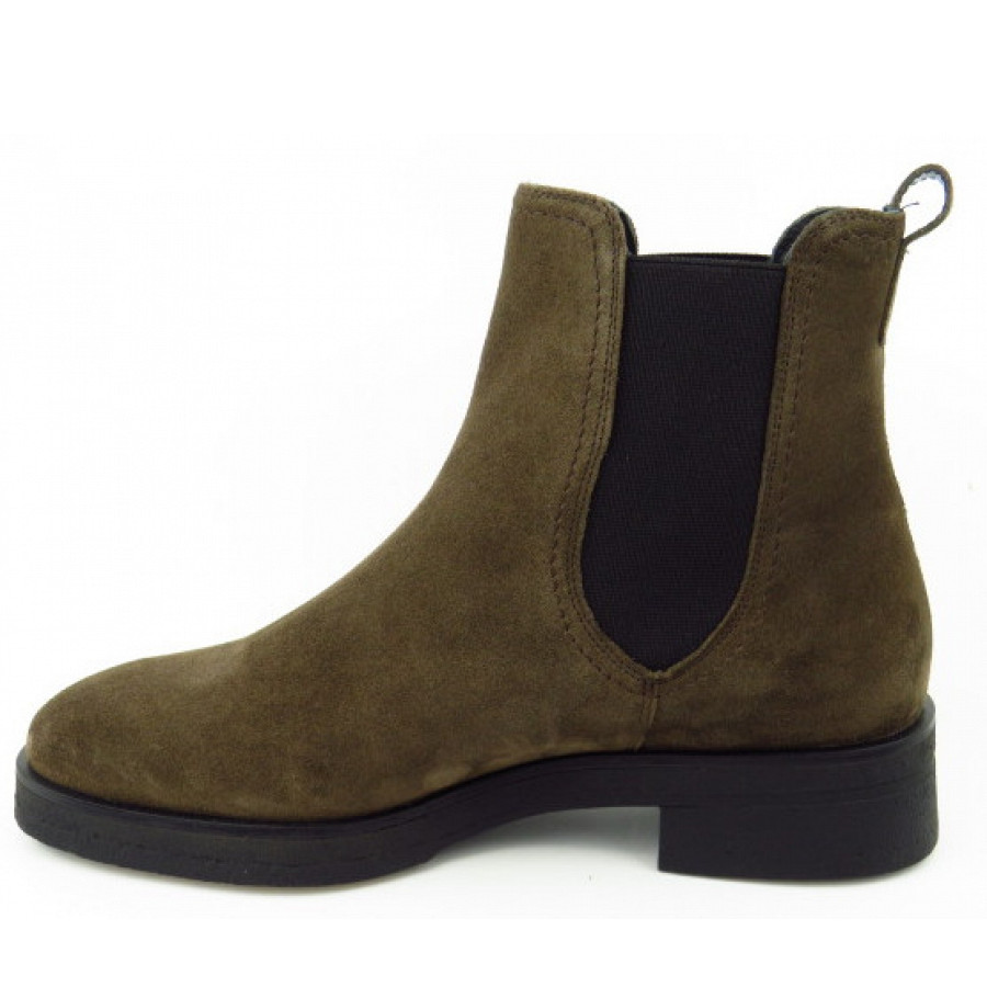 Paul Green Damen Soft Nubuk Earth Chelsea Boot In 3 Braun