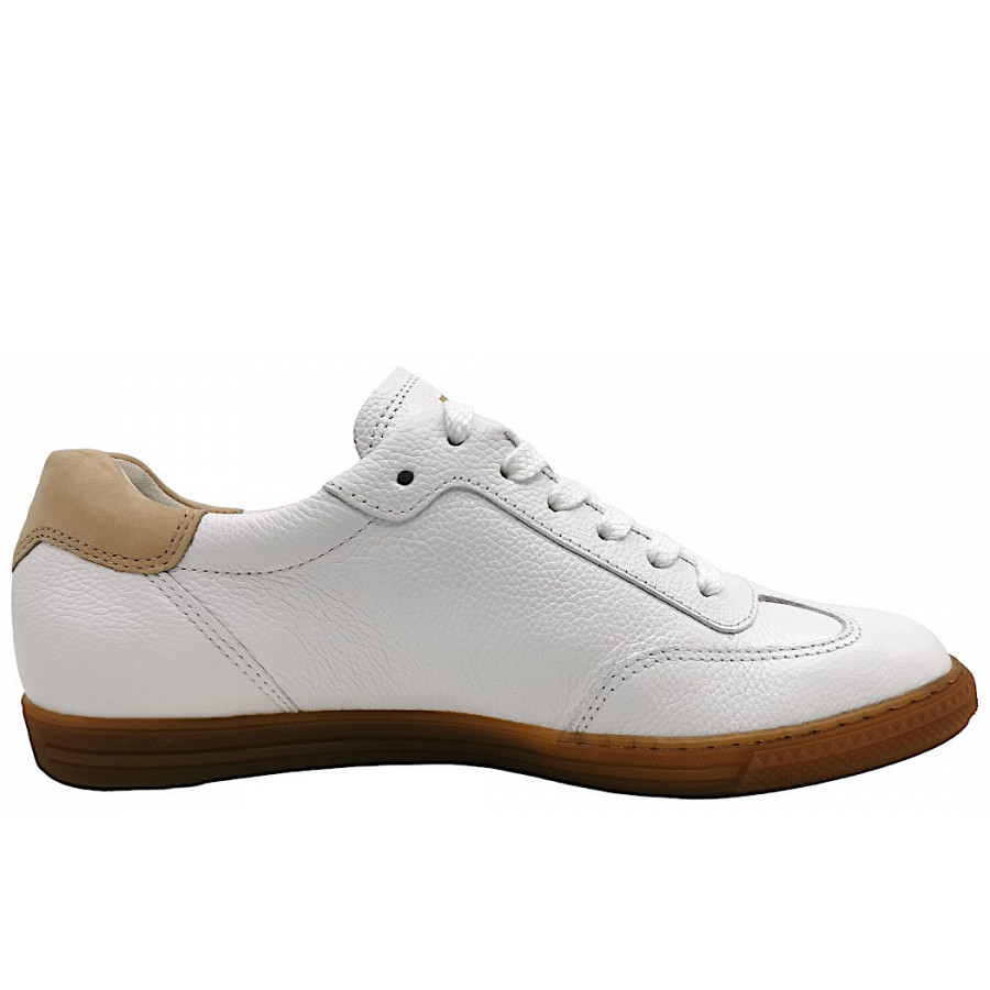 Paul Green Damen Schnürer In 016 White/Sabbia