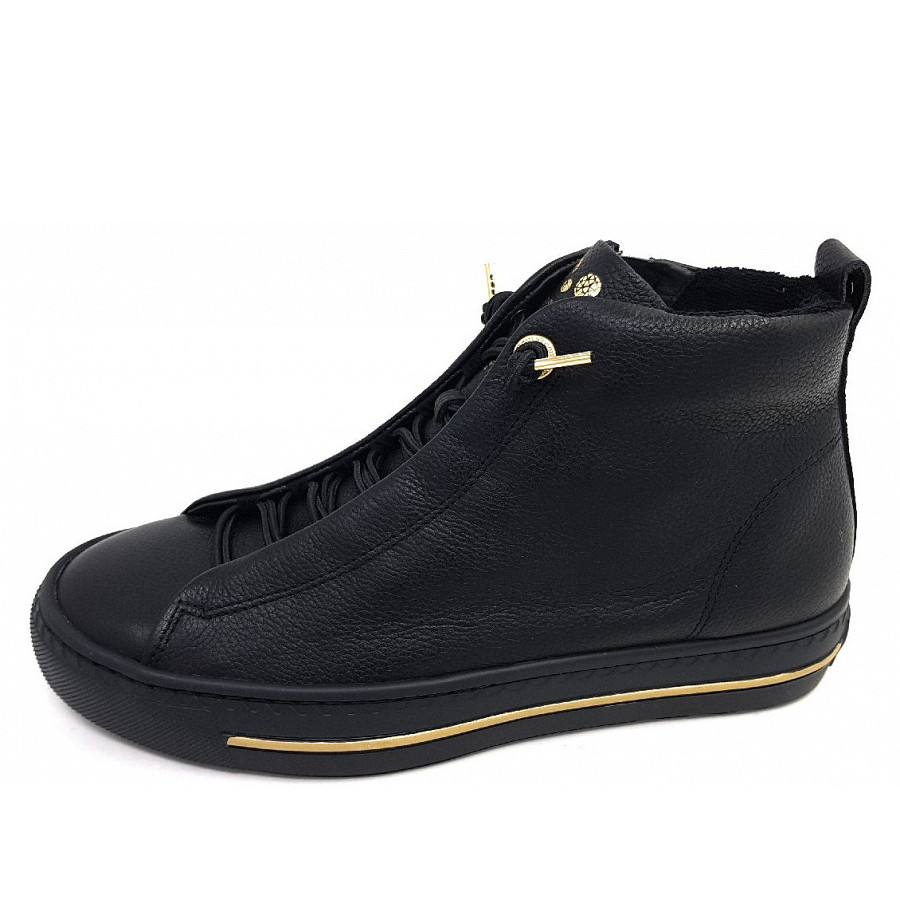 Paul Green Damen Schnürstiefel In 024 Black