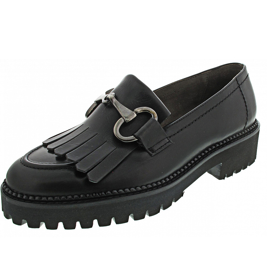Paul Green Damen Mokassin In Schwarz