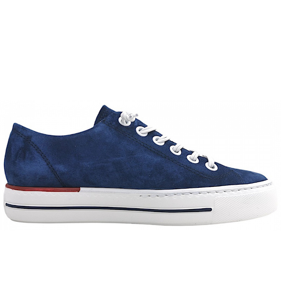 Paul Green Damen Sportlicher Schnürer In 547 Indigo