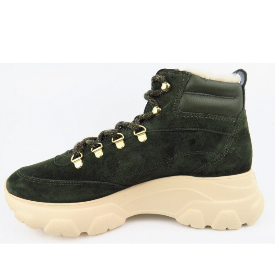 Paul Green Damen Forest Oliv Boots In Grün