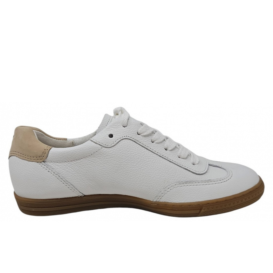 Paul Green Damen Sneaker In White Sabbia