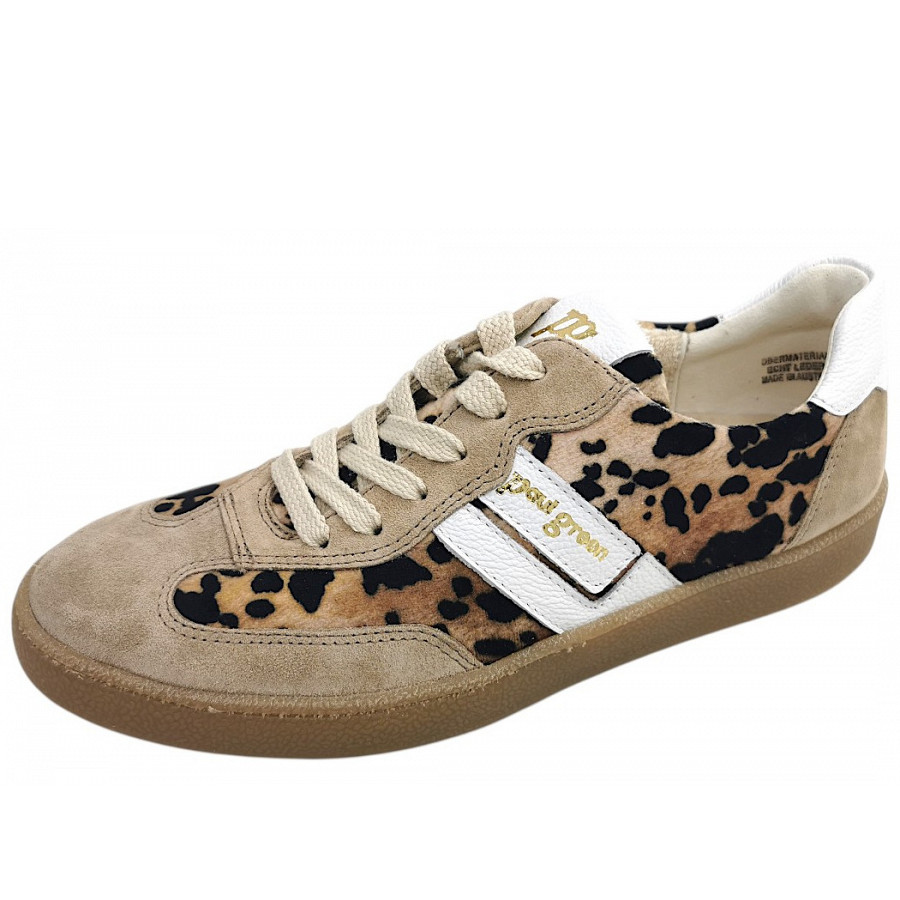 Paul Green Damen Sportlicher Schnürer In Almond Sand/Beige 139