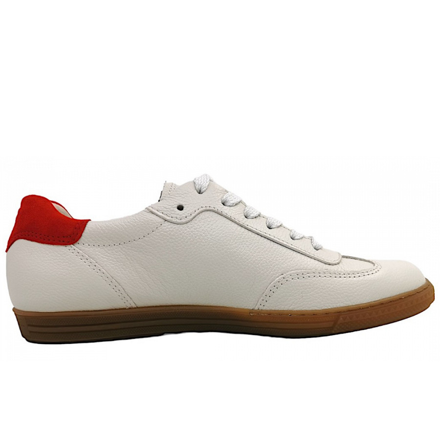 Paul Green Damen Schnürer In 206 Ivory/Salsa