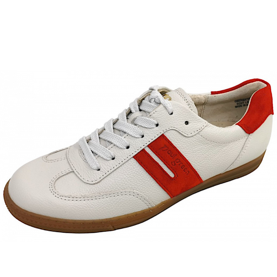 Paul Green Damen Schnürer In 206 Ivory/Salsa