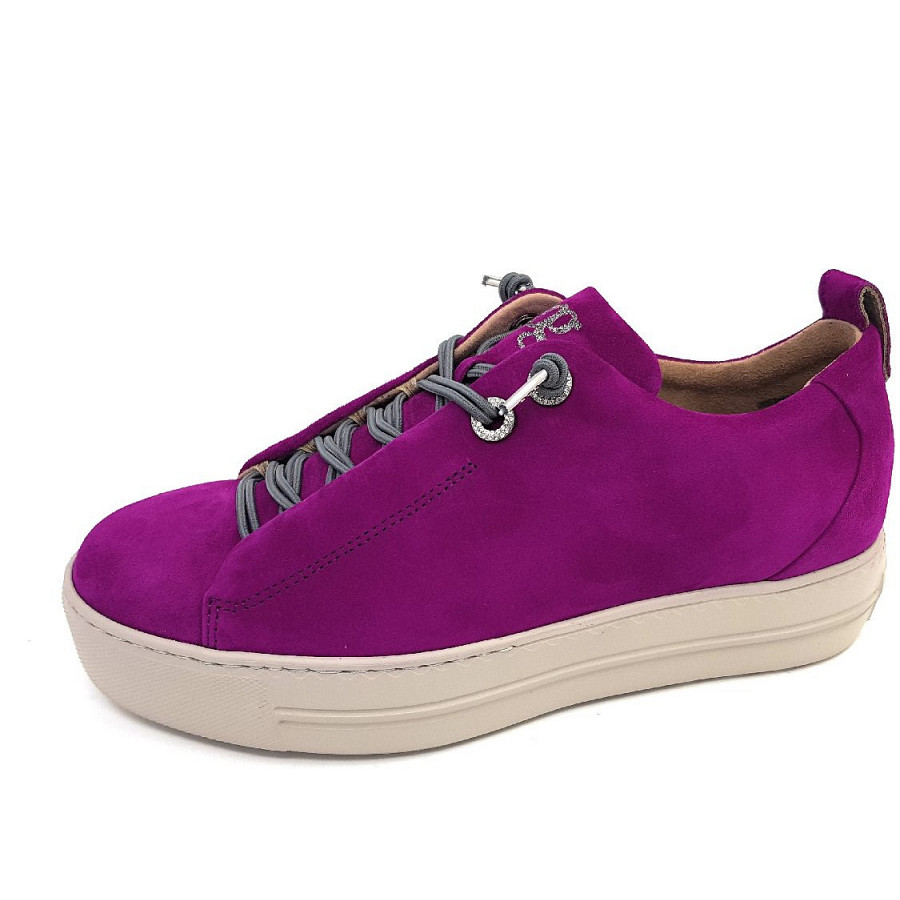Paul Green Damen Sportlicher Schnürer In Rasberry