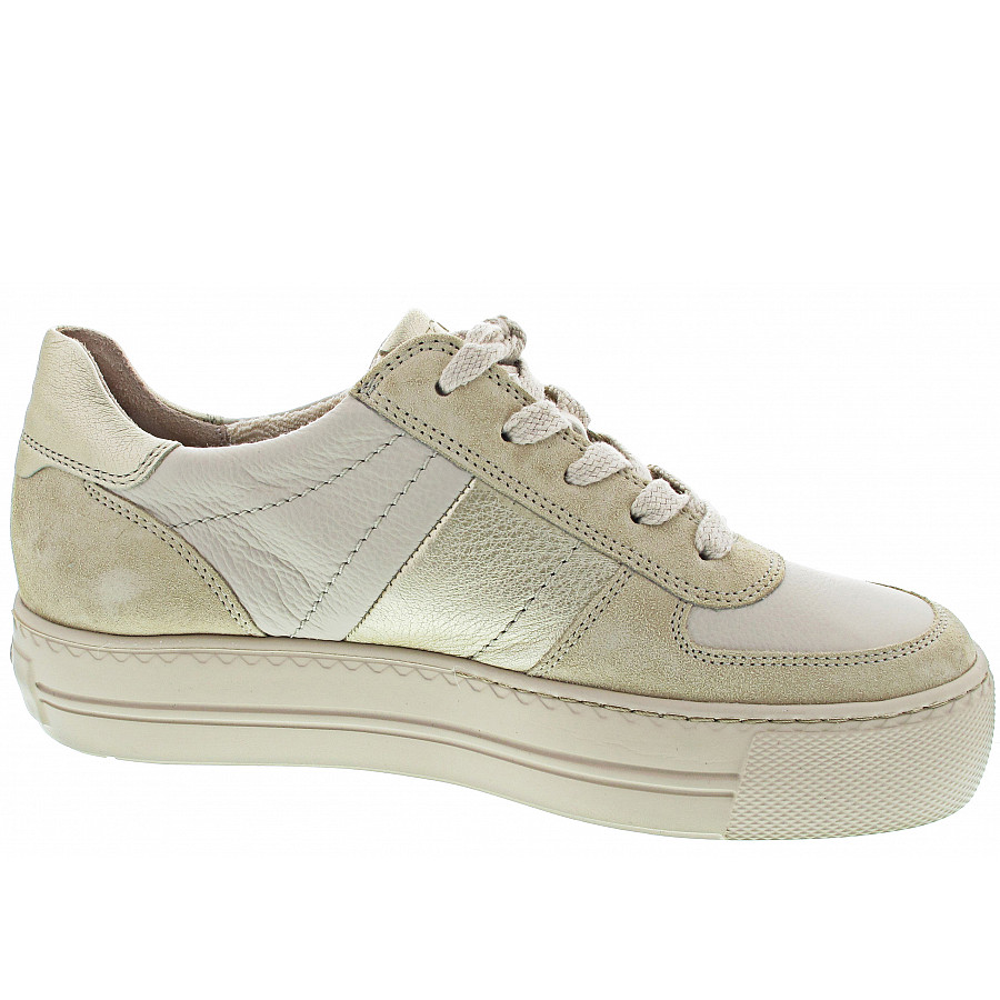 Paul Green Damen Sneaker Low In Sand-Biscuit