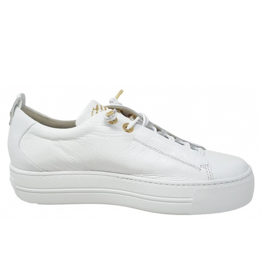 Paul Green Damen Sneaker In White Gold
