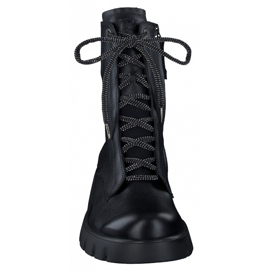 Paul Green Damen Schnürstiefel In Black