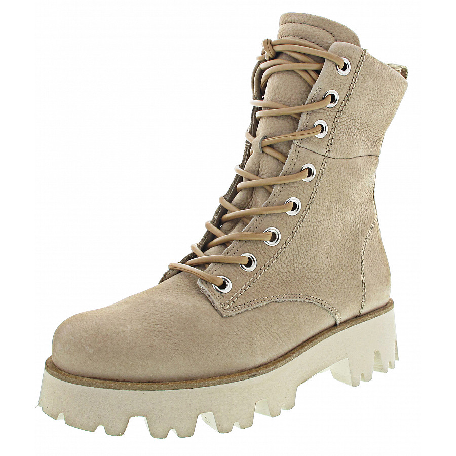 Paul Green Damen Schnürstiefel In Almond