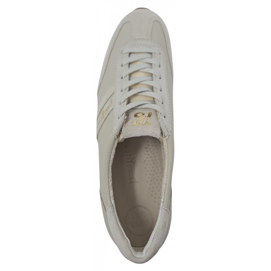 Paul Green Damen Sneaker In Ivory Bisquit