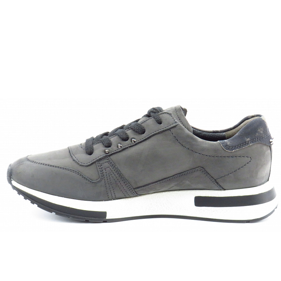 Paul Green Damen Nubuk/Leo Iron/Taupe Sneaker In Grau