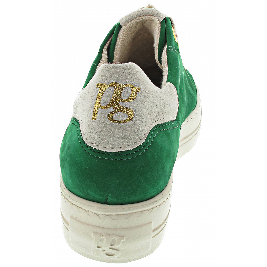 Paul Green Damen Sneaker Low In Green-Ivory