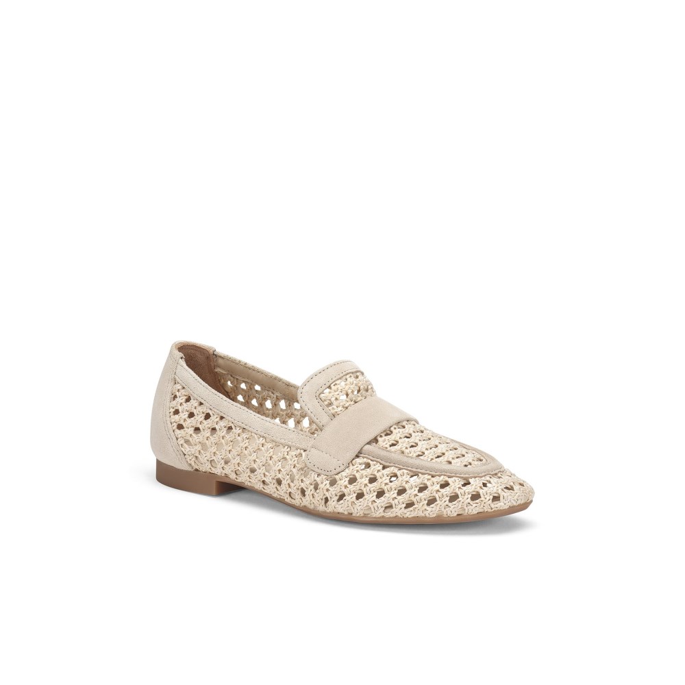 Paul Green Damen-Loafer Delta aus Natur-Silberleder