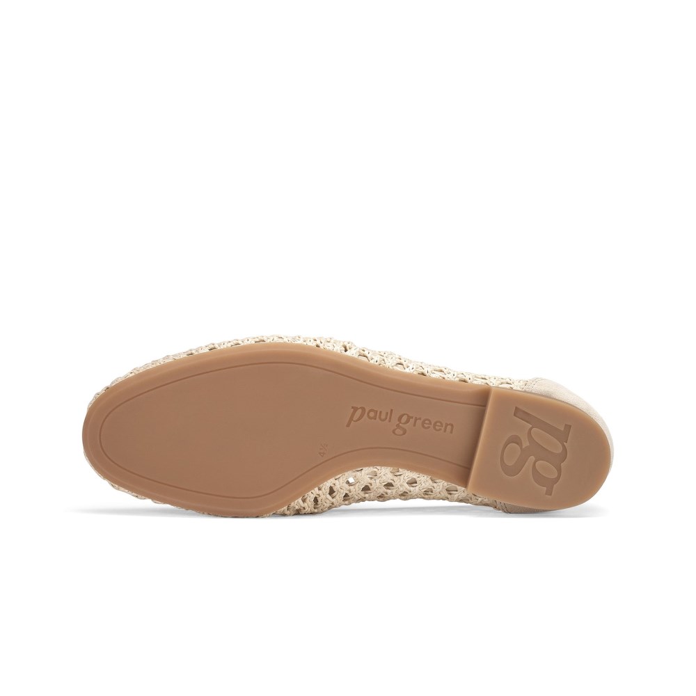 Paul Green Damen-Loafer Delta aus Natur-Silberleder