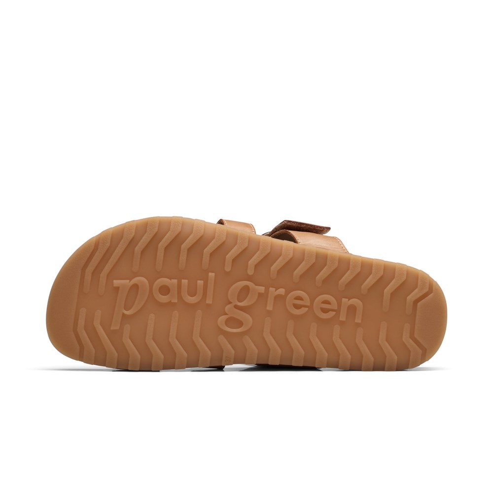 Paul Green Damen-Sandalen Diego aus weichem Sahara-Leder