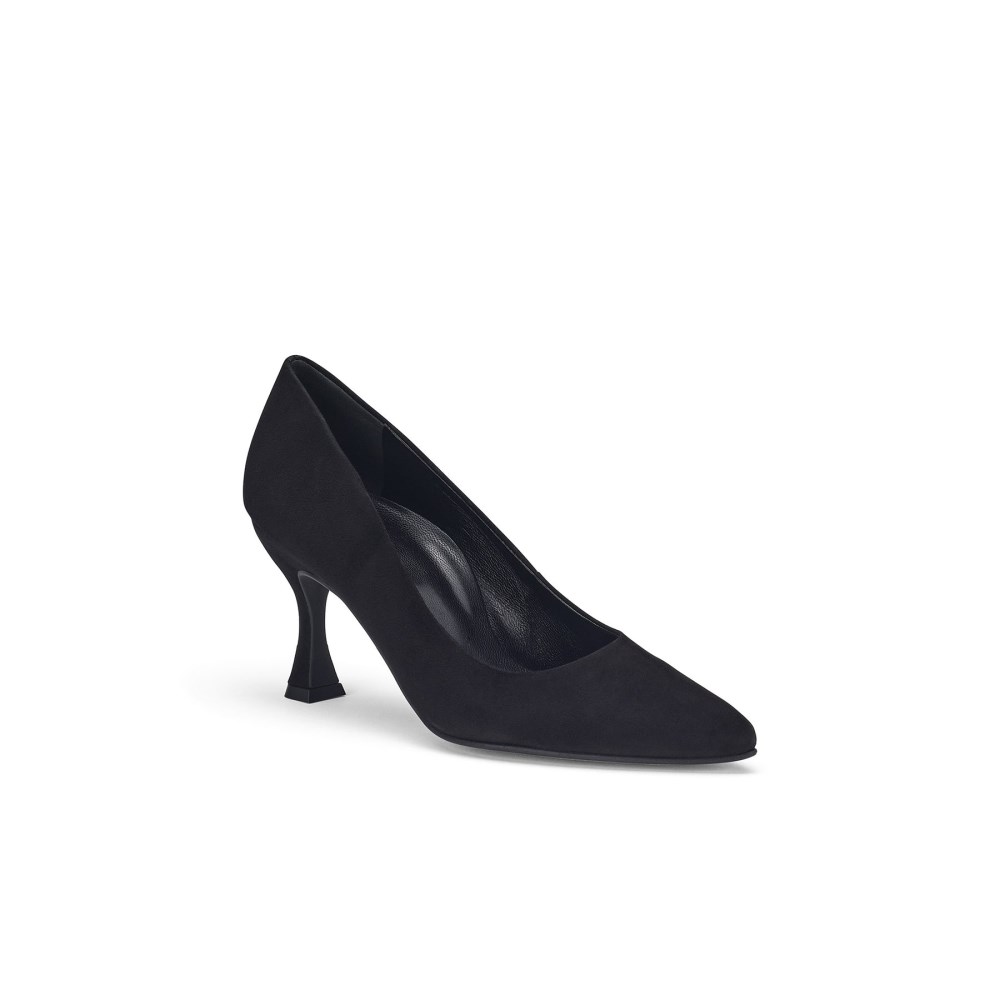 Paul Green Damen-Pumps Diana Schwarzes Wildleder