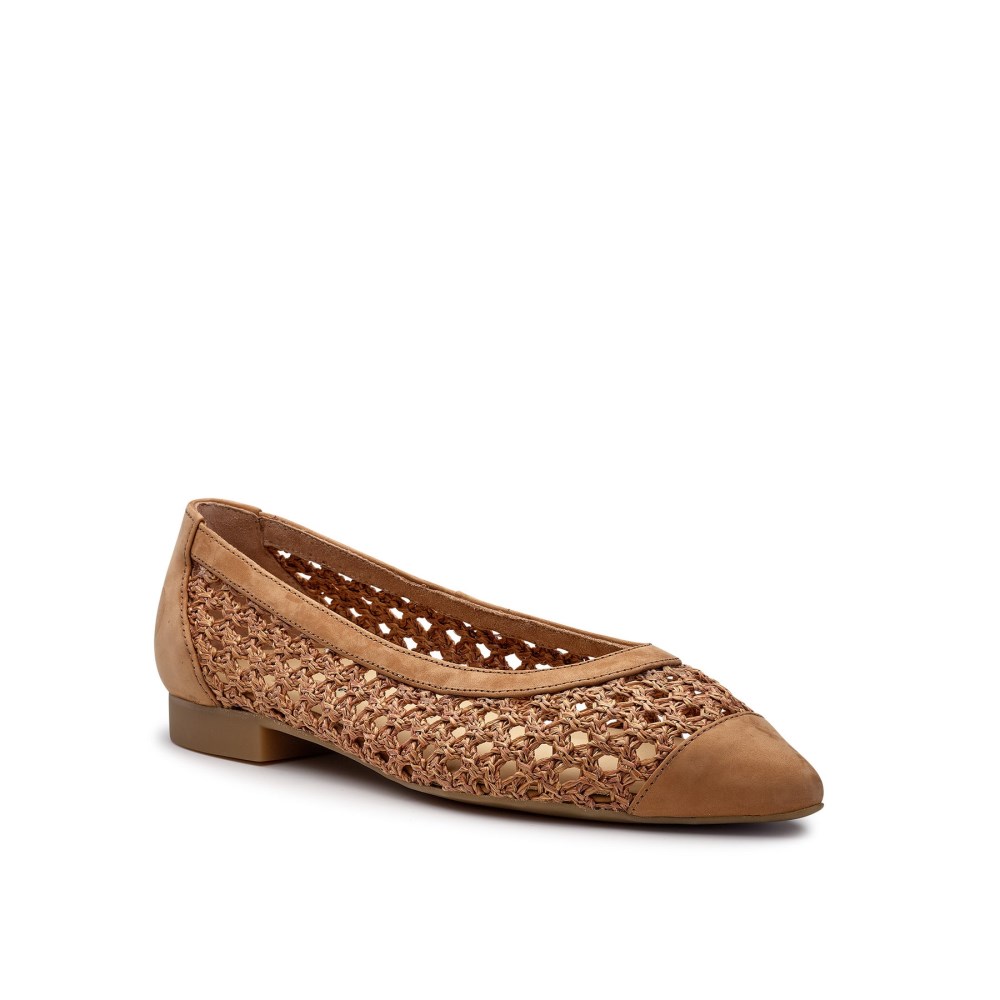 Paul Green Damen-Ballerinas Daisy aus Sisal Diva Combo