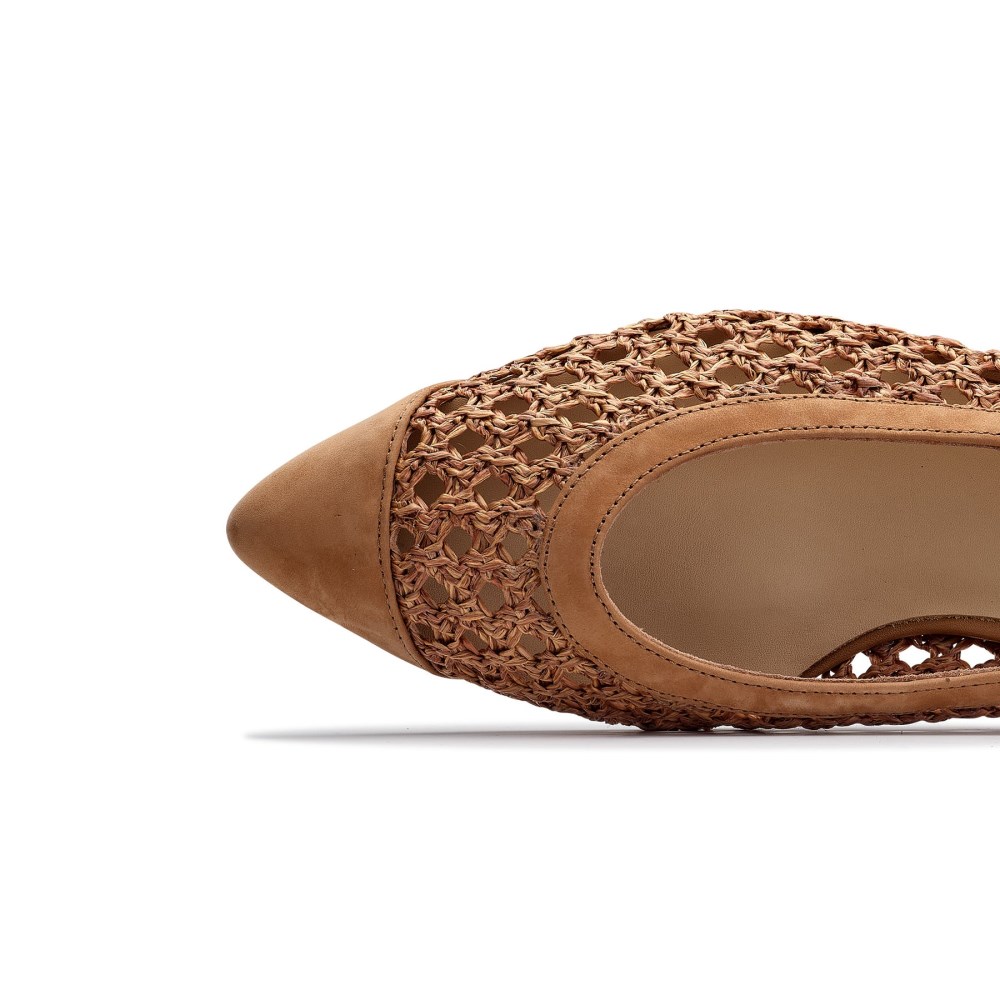 Paul Green Damen-Ballerinas Daisy aus Sisal Diva Combo