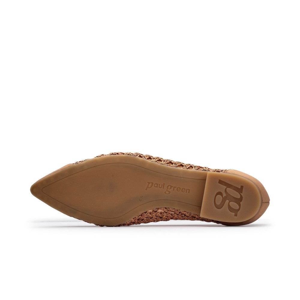 Paul Green Damen-Ballerinas Daisy aus Sisal Diva Combo