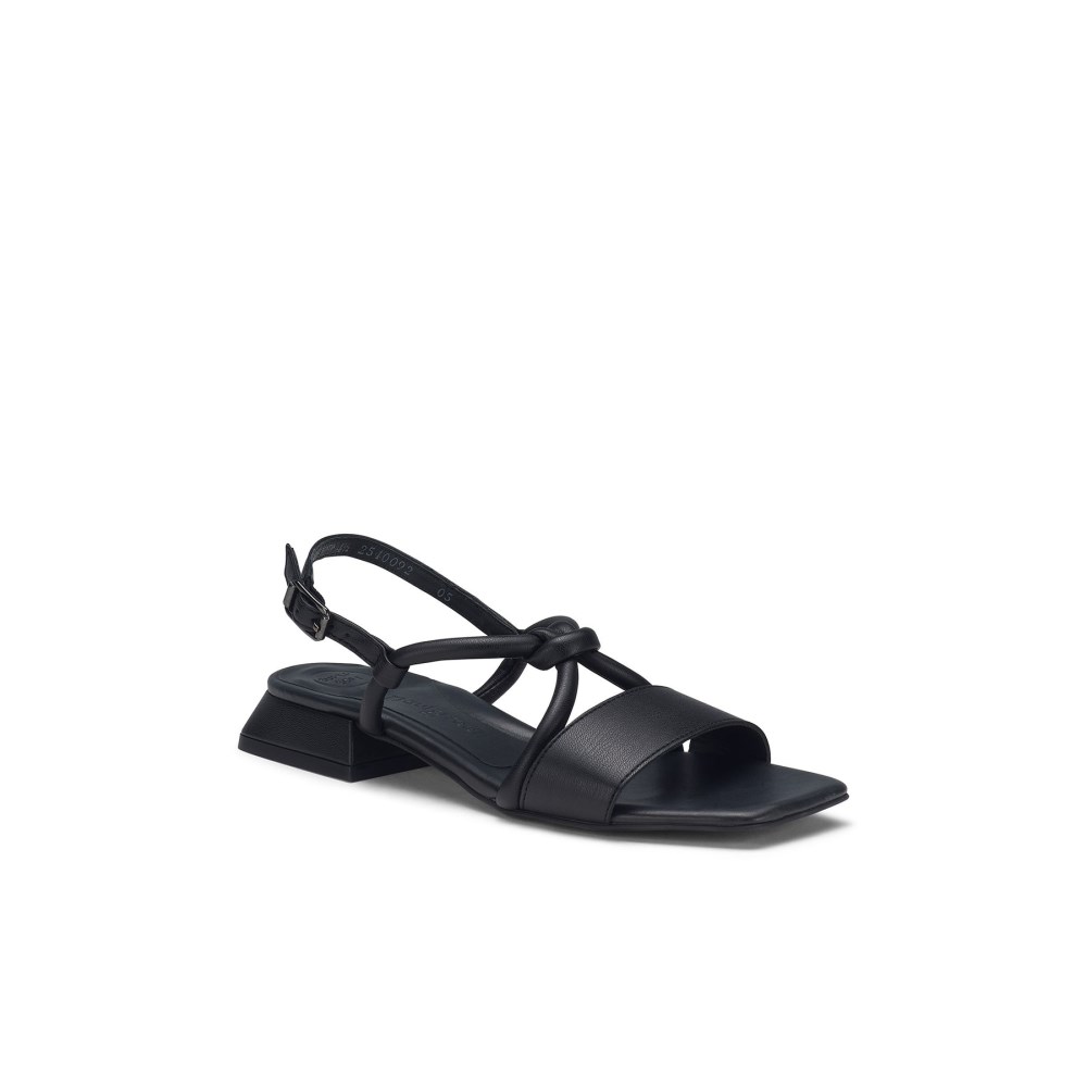 Paul Green Damen-Sandalen Dream Schwarz Future Nappa
