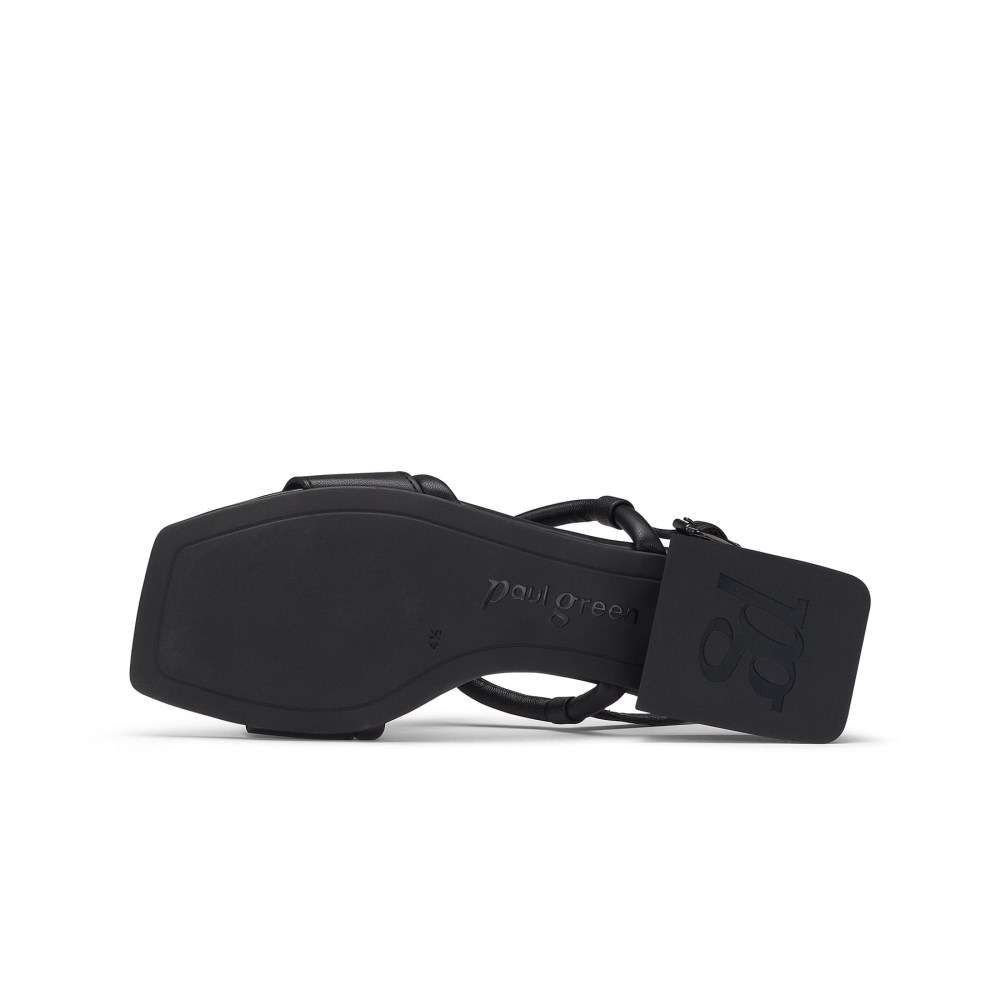 Paul Green Damen-Sandalen Dream Schwarz Future Nappa