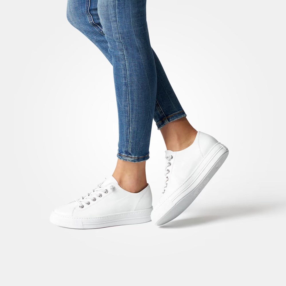 Paul Green Damen-Sneaker Hadley Weißleder
