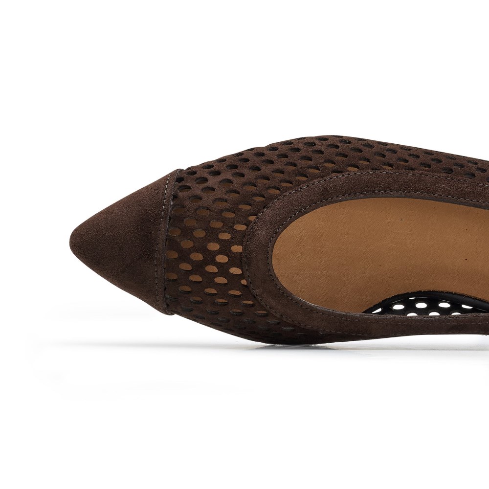 Paul Green Damen-Ballerinas Deanna Moro-Wildleder