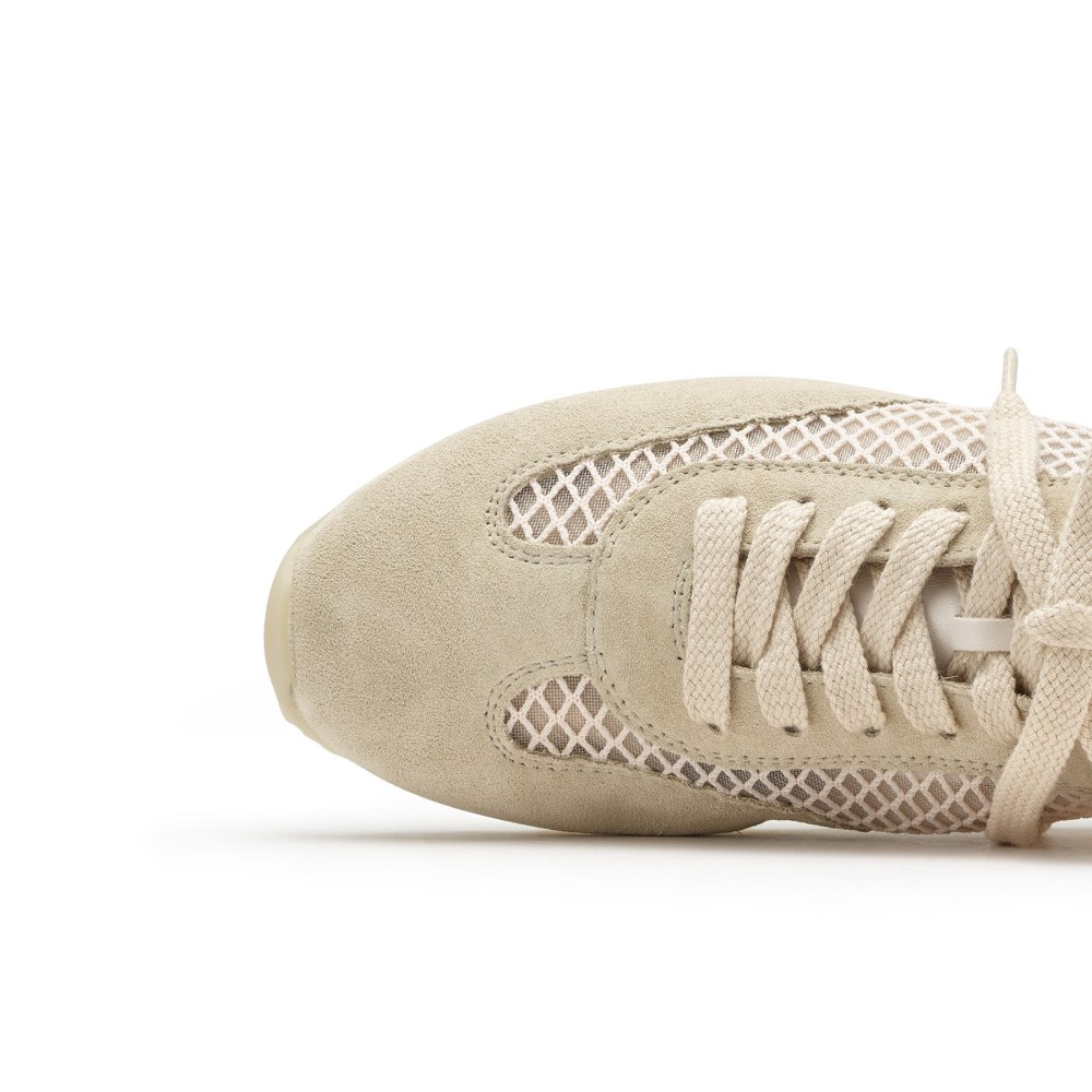 Paul Green Damen-Sneaker Dario Biscuit Cream Mesh Combo