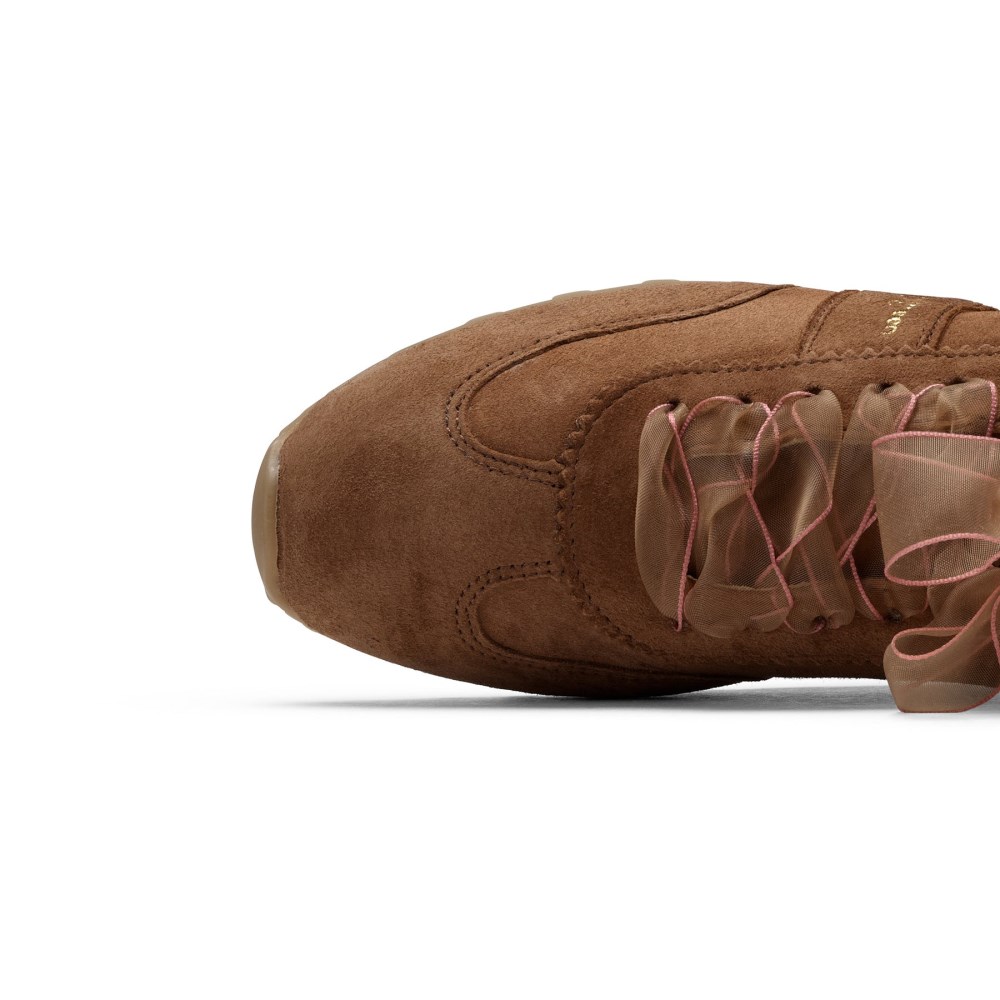 Paul Green Damen-Sneaker Pranz Nussbraunes Wildleder