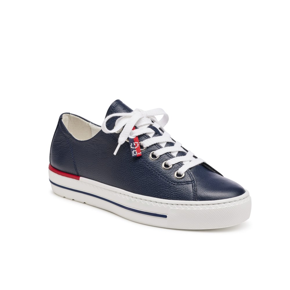 Paul Green Damen-Sneaker Carly aus hellbraunem Leder