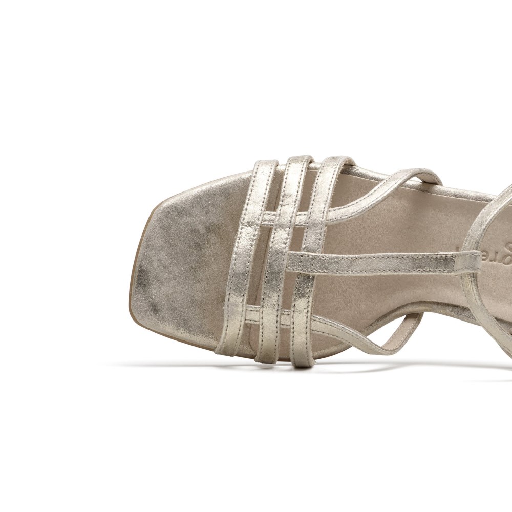 Paul Green Damen-Sandalen Delmonte mineralmetallic-antic