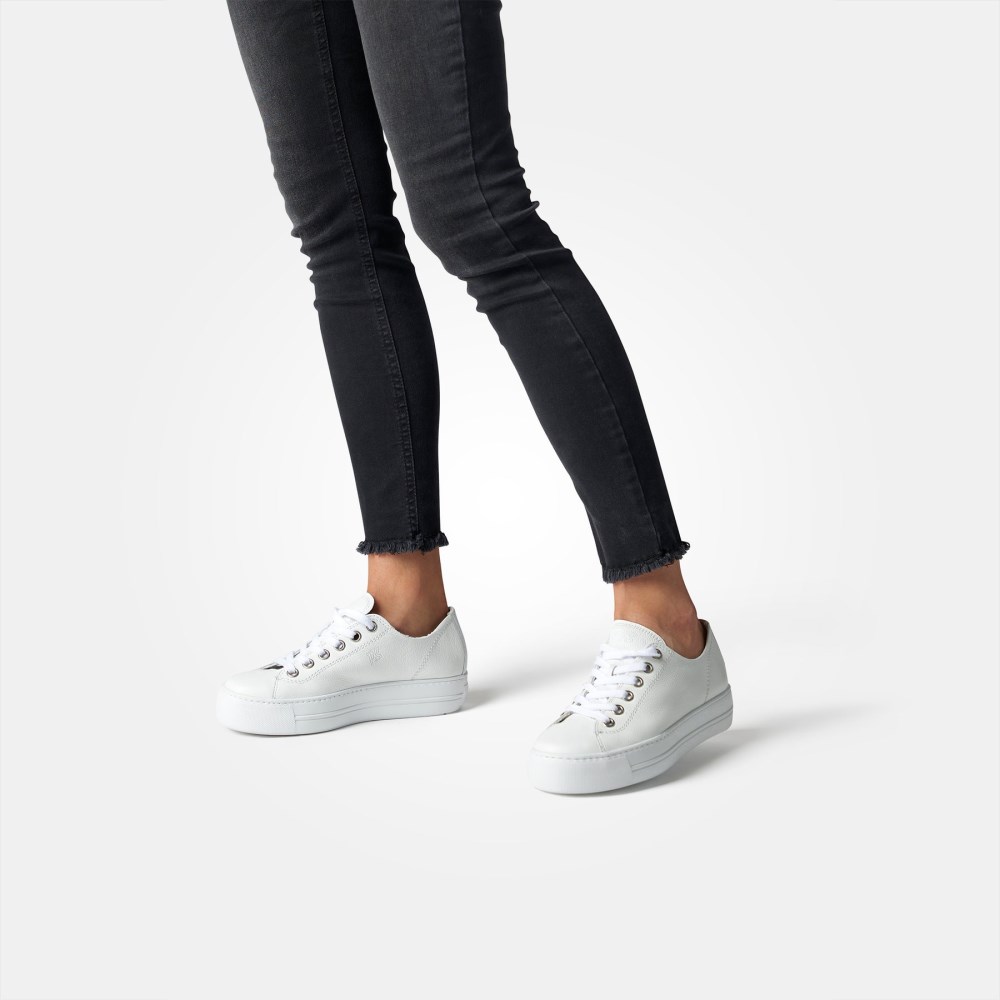 Paul Green Damen-Sneaker Bixby weißes Leder