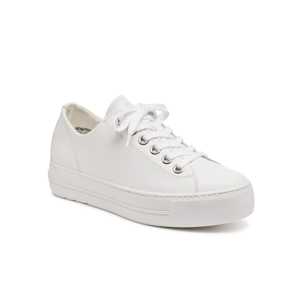 Paul Green Damen-Sneaker Bixby weißes Leder