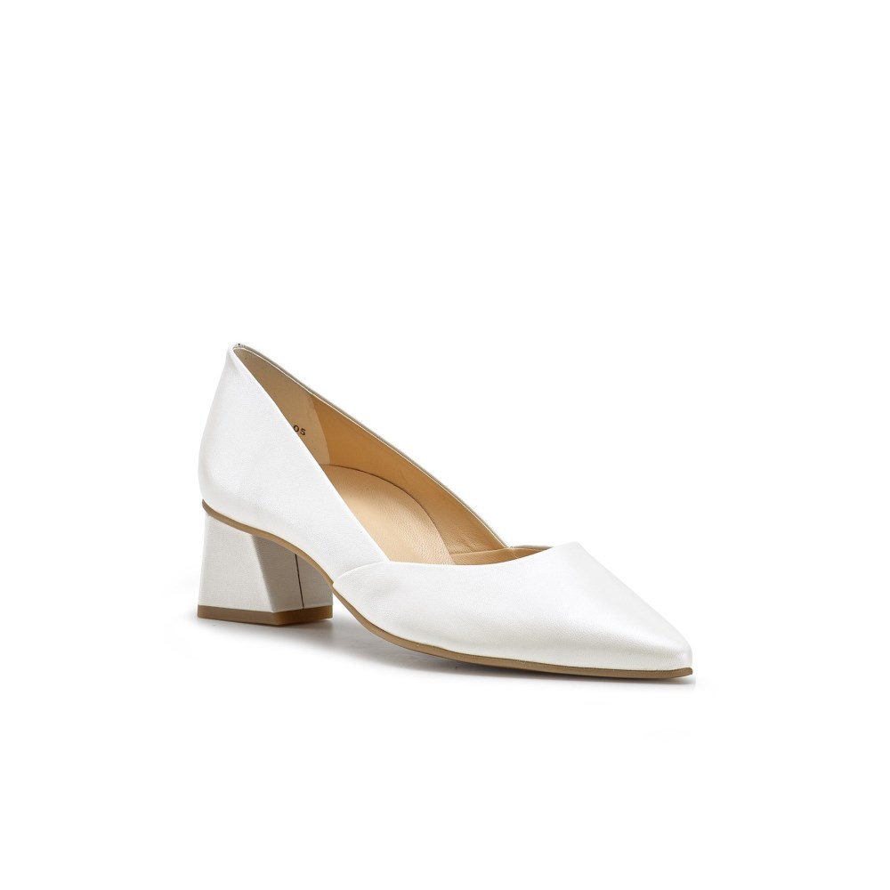 Paul Green Damen-Pumps Witt aus perlmuttfarbenem Softnappa-Leder