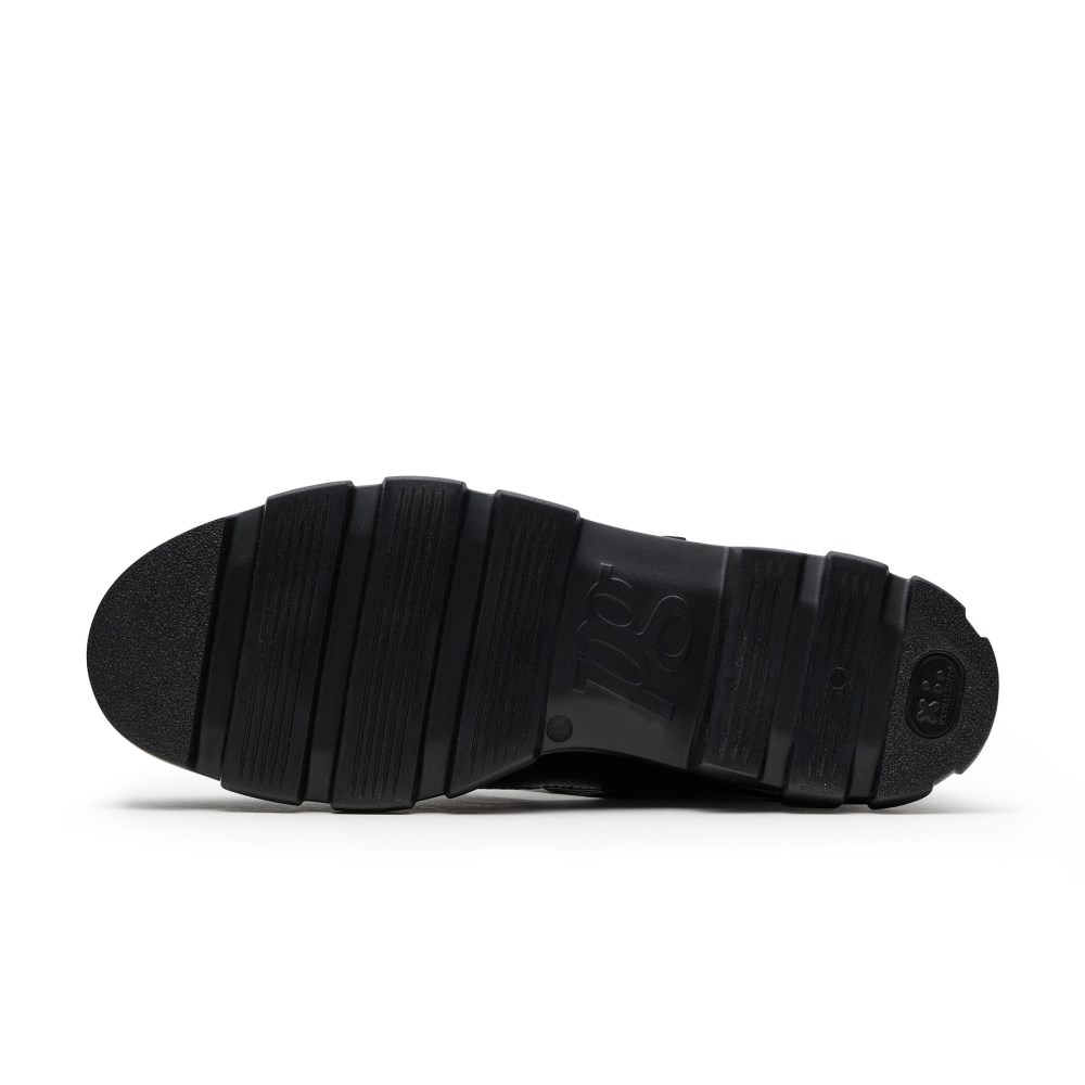 Paul Green Damen-Loafer Drea schwarzes Leder