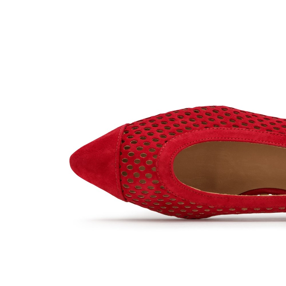 Paul Green Damen-Ballerinas Deanna Chili Suede