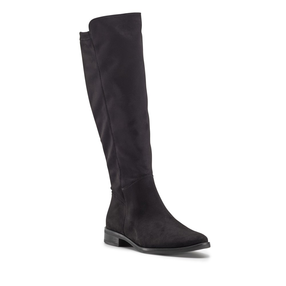 Paul Green Damen-Stiefel Carin Schwarz Soft Stretch