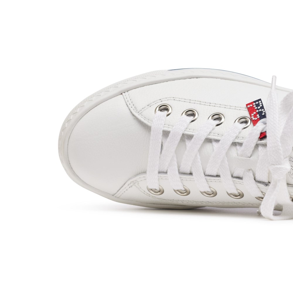 Paul Green Damen-Sneaker Carly aus weißem Leder