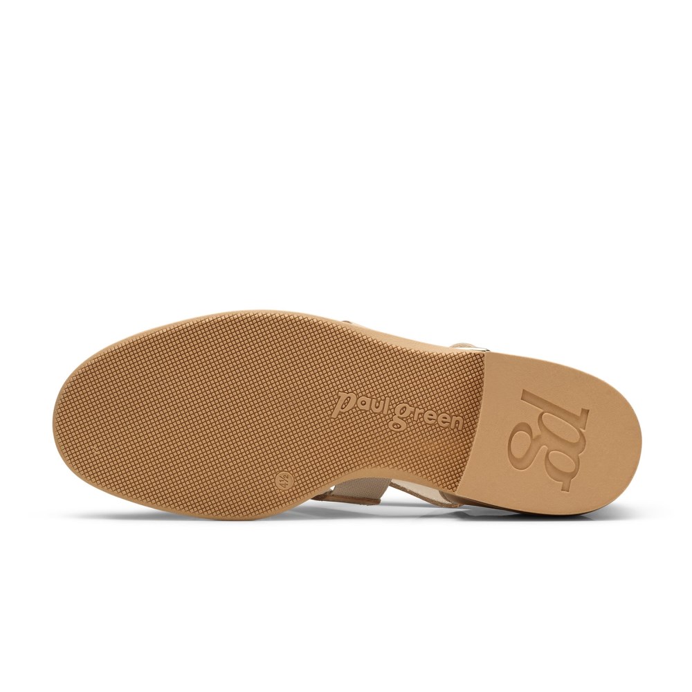Paul Green Damen-Sandalen Eris sandfarbenes Leder