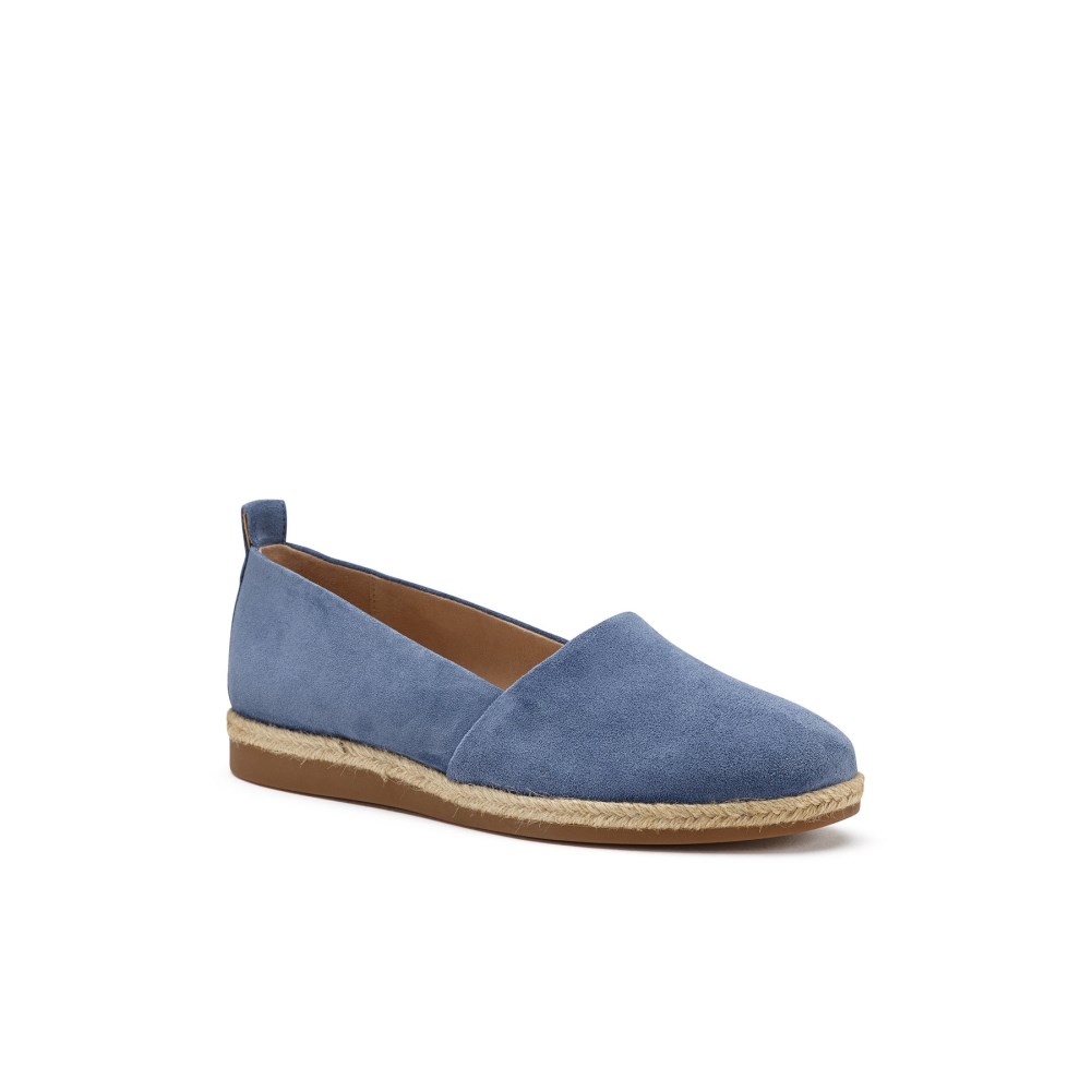 Paul Green Damen-Loafer Des Flat Lake aus weichem Wildleder