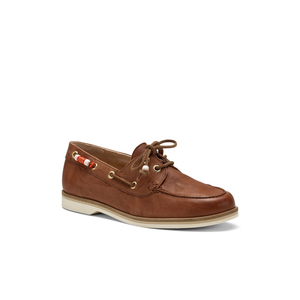 Paul Green Damen-Loafer Dara in Cognac-Sportnappa